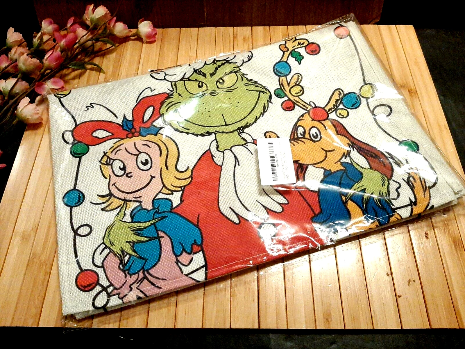 funny character CHRISTMAS TABLE RUNNER