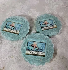Yankee Candle Ocean Star Crumble Style Tart - 3 NIP HTF