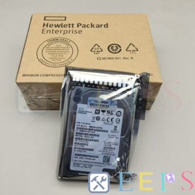 Fit HP 2TB SATA 6G MIDLINE 7.2K SFF (2.5IN) SC 512E DS HDD 765869-001 765455-B21