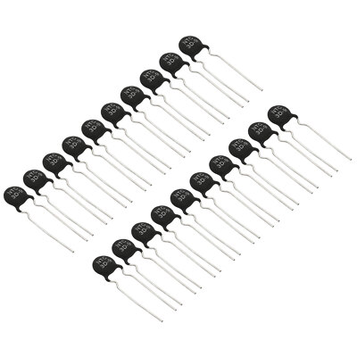 NTC Thermistors Resistors, 20Pcs 3 Ohm NTC 3 D-9 Temperature Sensor