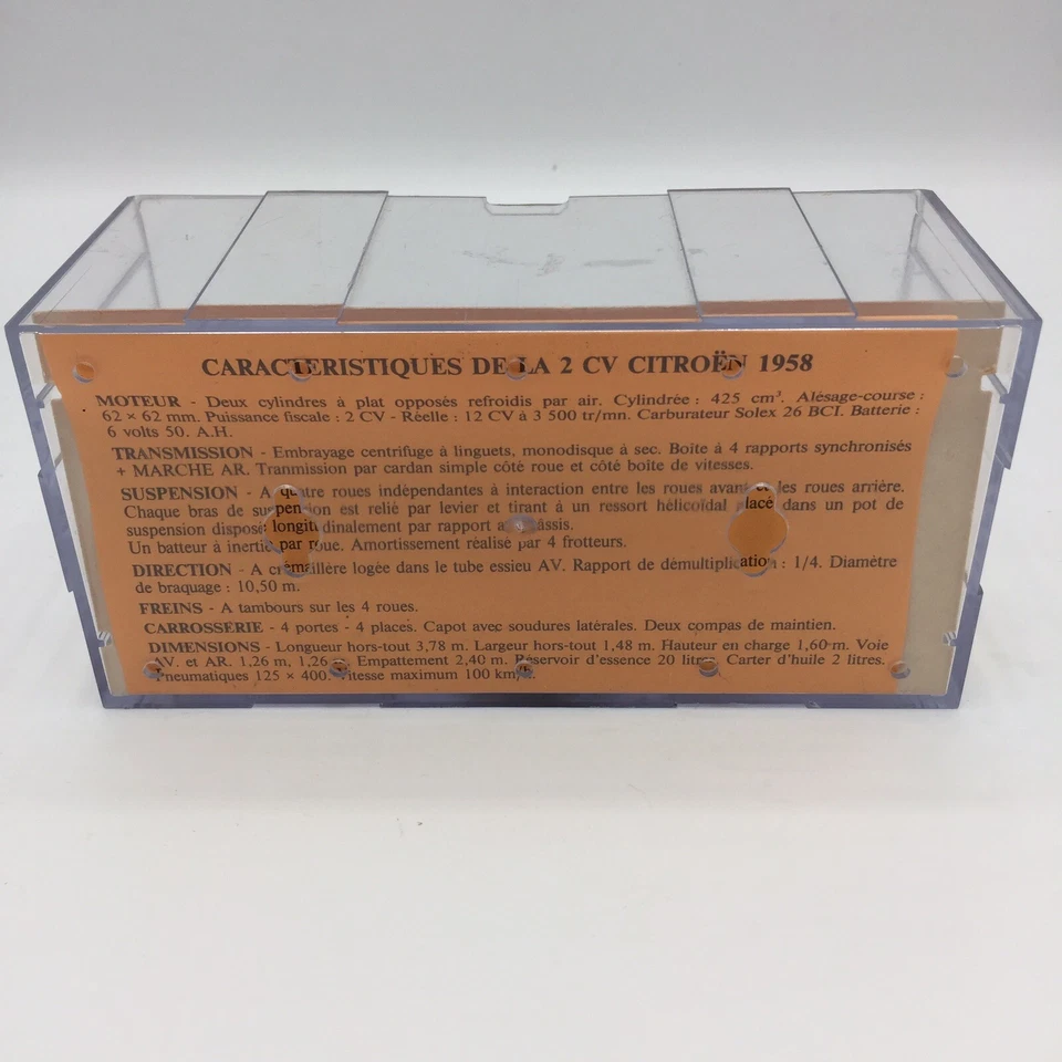 Norev Citroen 2cu Azlm 1958 Vintage Car Import Car Model Toy - Image 2 of 4