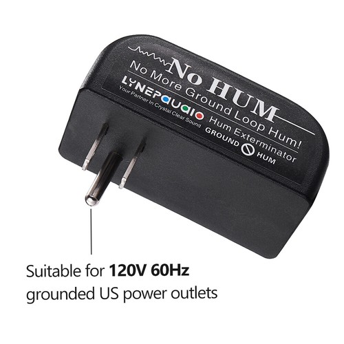 LYNEPAUAIO Hum Eliminator Buzz Eliminator AC Ground Loop Noise Eliminator Y3I8 - Picture 3 of 7