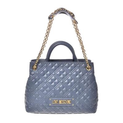 LOVE MOSCHINO WOMEN'S HANDBAG BAG BORSA QUILTED PU QUILTED PU JC4018PP1FLA0707