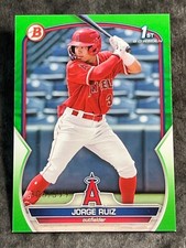 2023 Bowman 1st NEON GREEN PROSPECT ROOKIE Jorge Ruiz 305/399