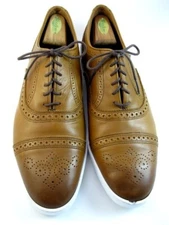 Allen Edmonds "STRAND" Men's Leather Casual Oxford Sneakers 11 D  Walnut (424N)