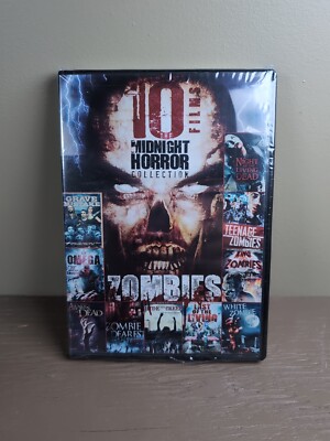 10 Films Midnight Horror Collection - Zombies DVD - 2012 -  2 Disc SEALED!!