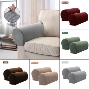 2 Pcs Stretch Arm Chair Protector Sofa Couch Armchair Armrest Covers Removable Ebay