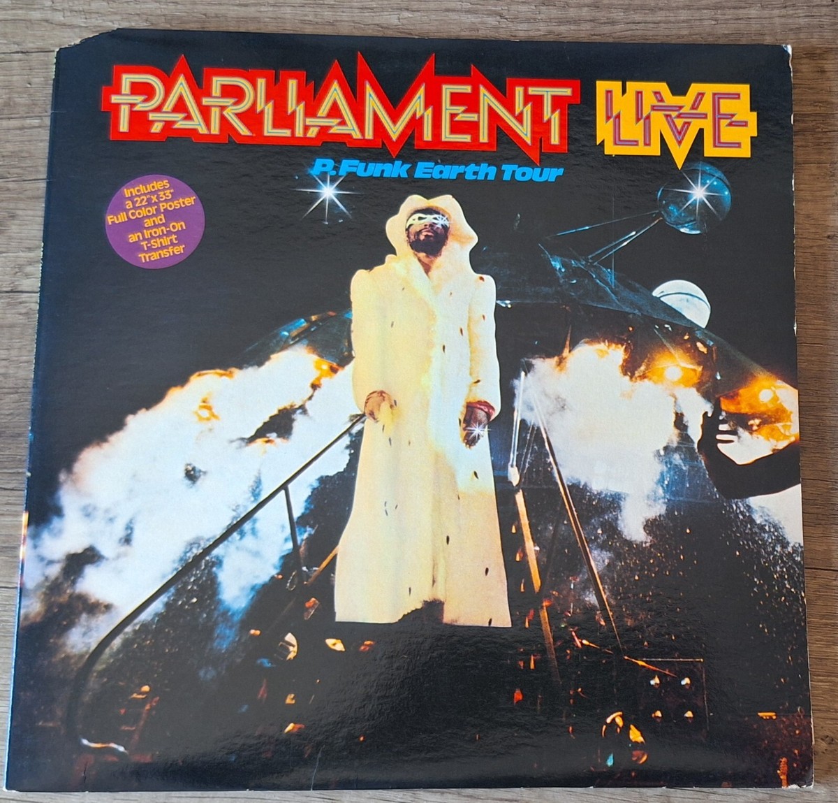 Parliament Live P.Funk Earth Tour double LP 1977 with rare