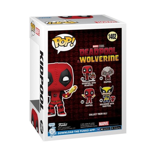 Deadpool & Wolverine (2024) - Kidpool Pop! Vinyl Figure #1402 - Picture 2 of 3