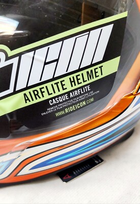 Icon Airflite El Centro Blue Full Face Street Motorcycle Helmet