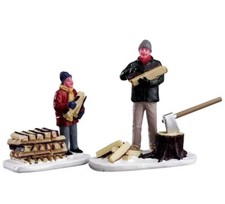 Lemax STACKING FIREWOOD # 52323 Christmas Vil...