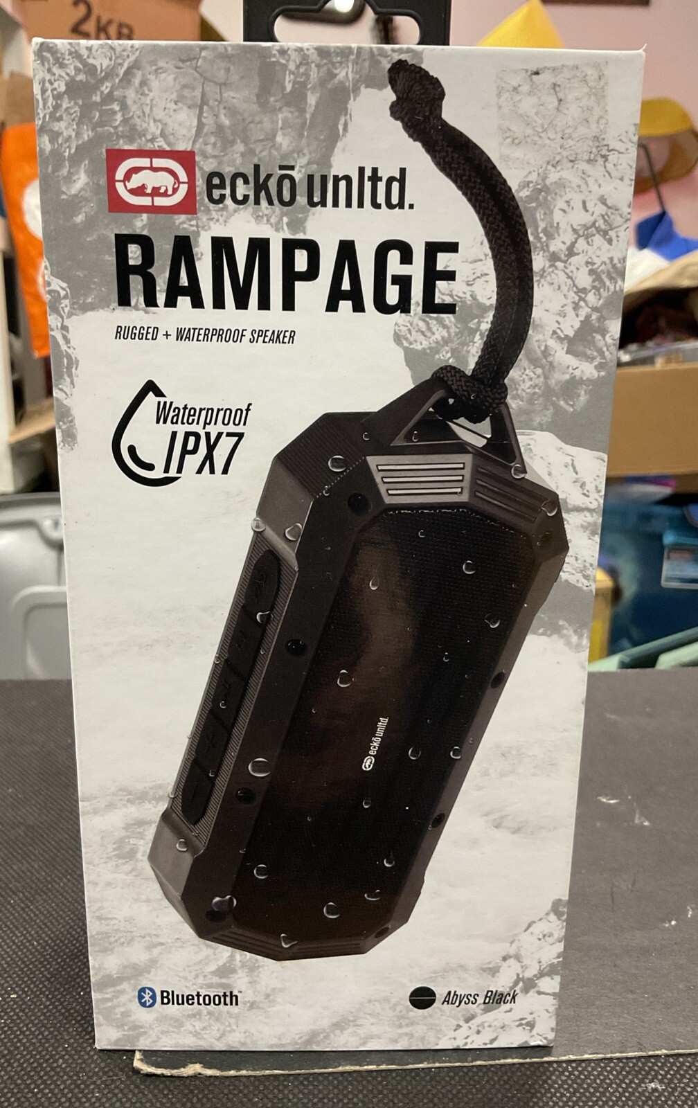 ECKO UNLTD RAMPAGE Rugged Waterproof IPX7 Bluetooth Speaker in Abyss Black-image