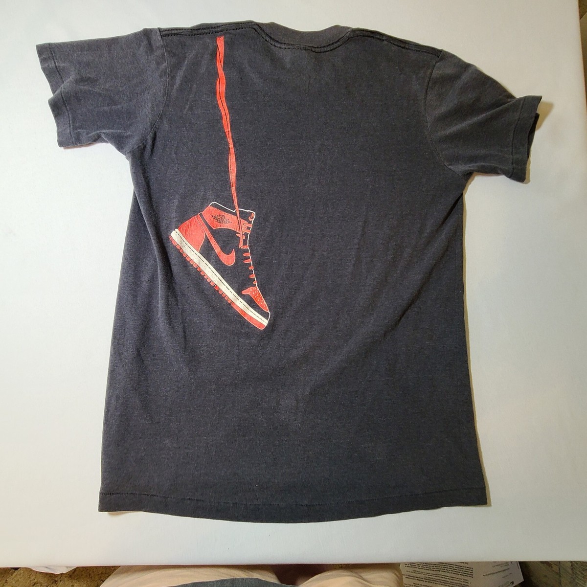 【vintage】JORDAN SHO GRAPHIC T Vintage Jordan T-shirt XXL Nike Shoes Unique Tees 2000s 2003