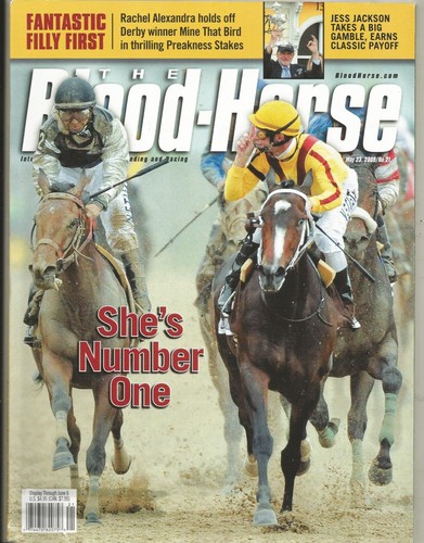 2009 BloodHorse Magazin Preakness Rachel Alexandra HOF Mine That Bird Derby NML