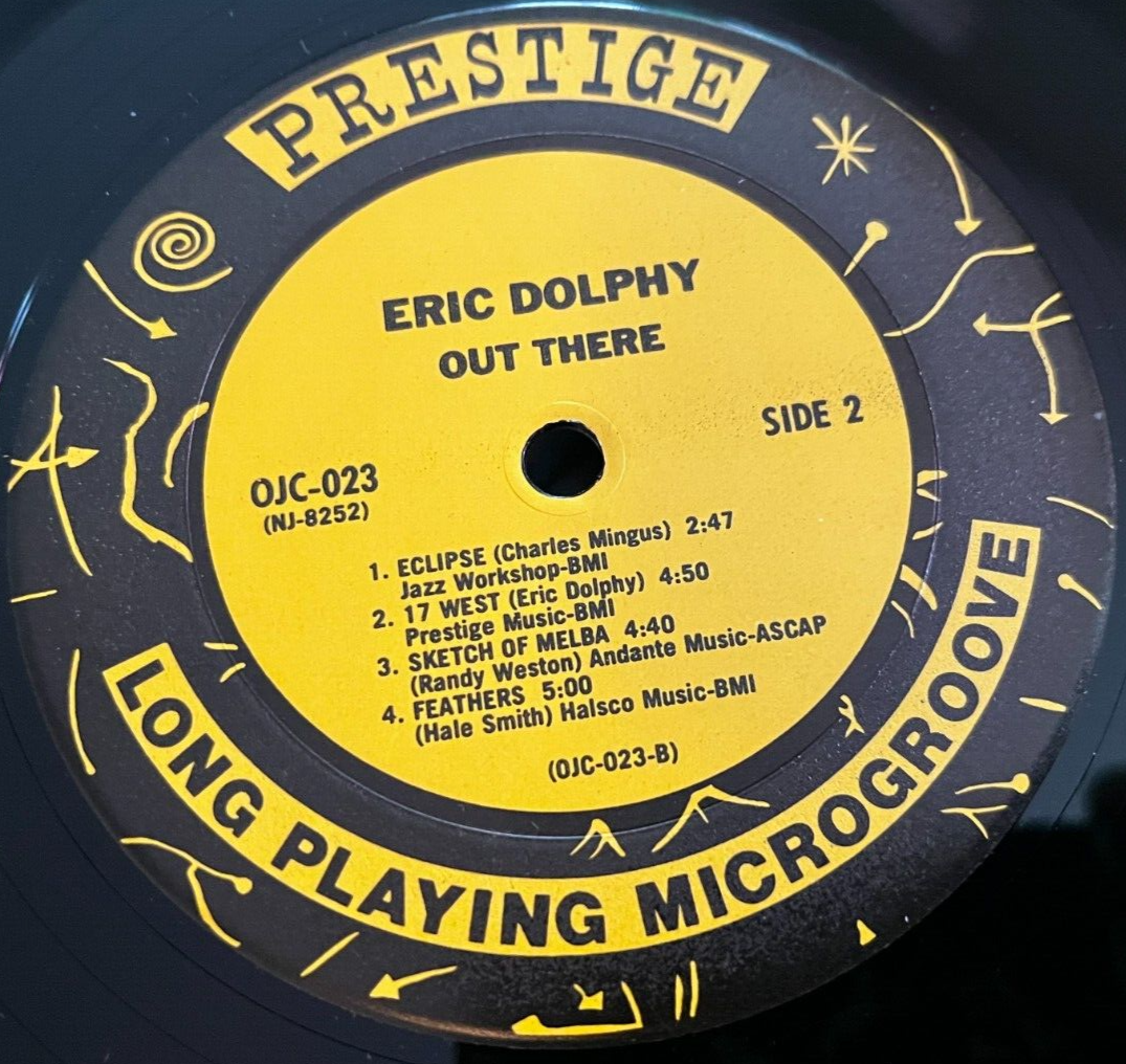 ERIC DOLPHY - Out There ~ PRESTIGE / NEW JAZZ 8252 (OJC-23) {nm
