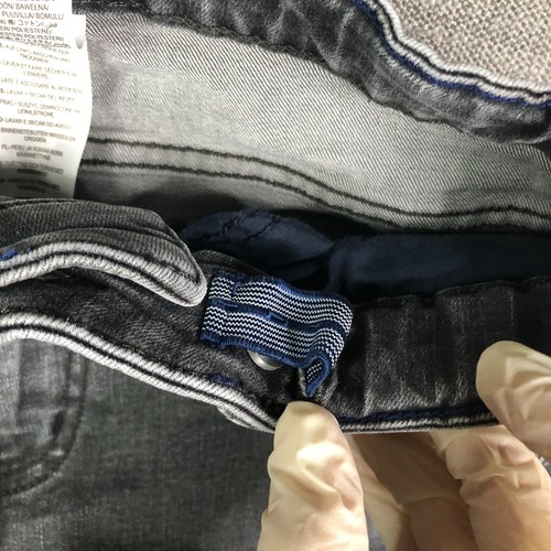 Boden Jeans Girls 11 Youth Gray Straight Leg Adjustable Waist - Picture 9 of 12