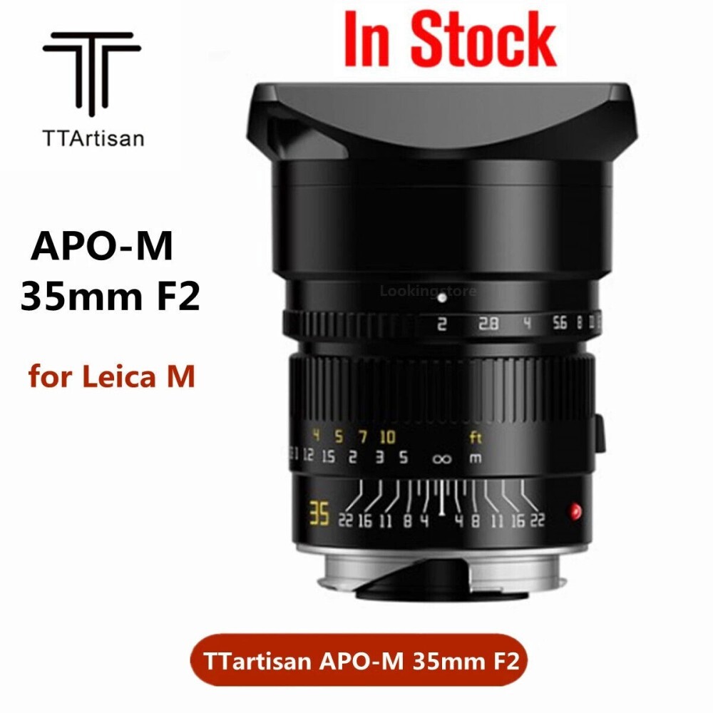 TTArtisan APO-M 35mm F2 ASPH Full Frame Lens fr Leica M
