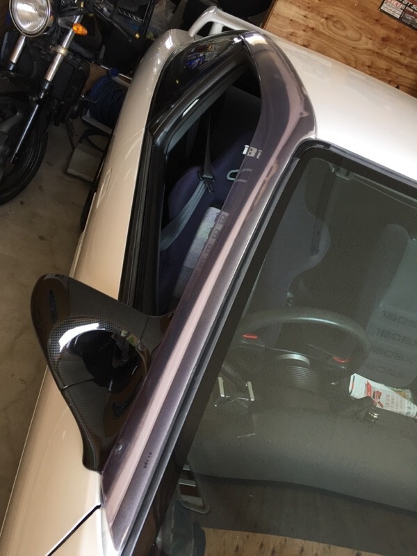 180SXバイザー Nissan Genuine 180SX Rain Guard DOOR WINDOW Visor S13 240SX Silvia