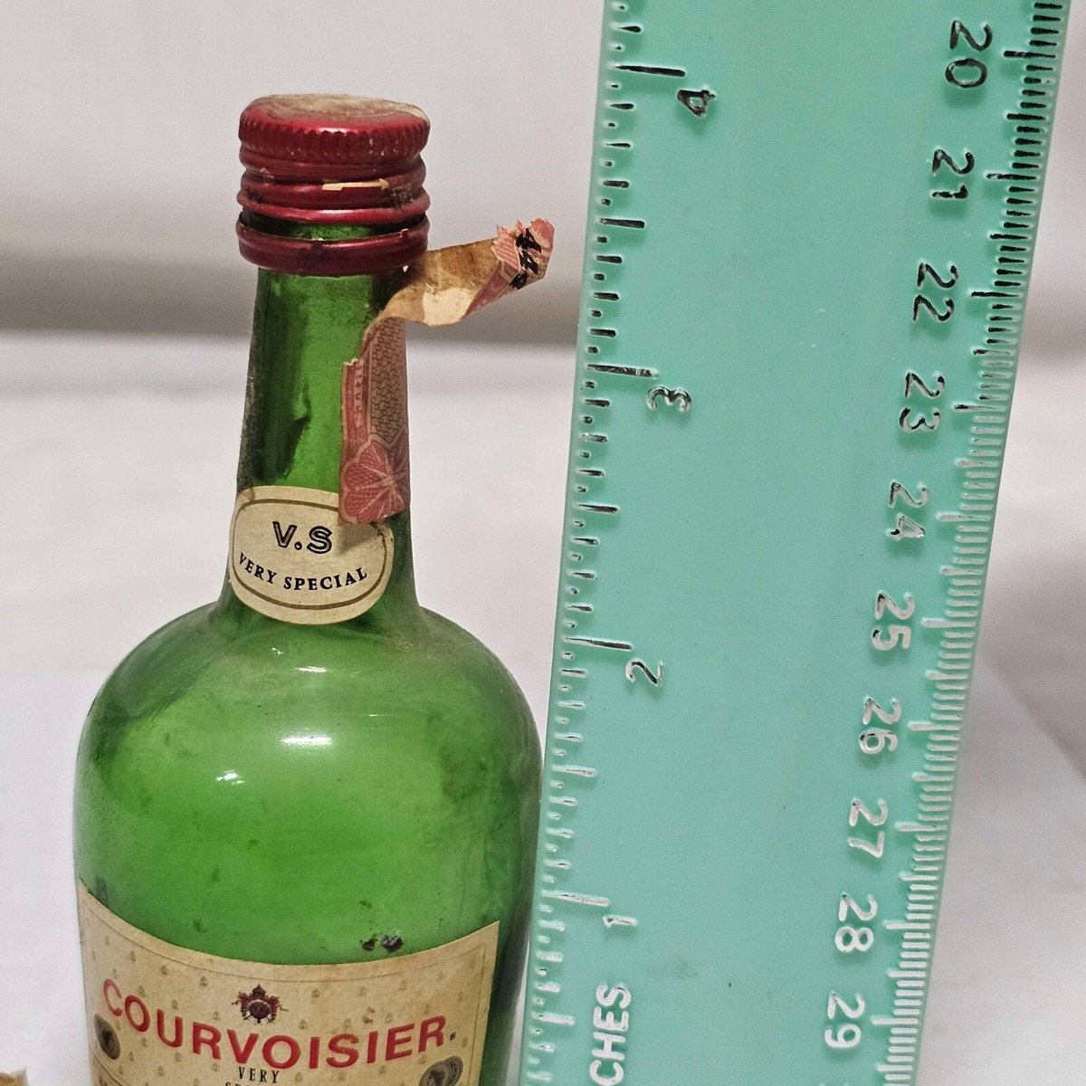 Vintage COURVOISIER COGNAC Mini Miniature Bottle | eBay