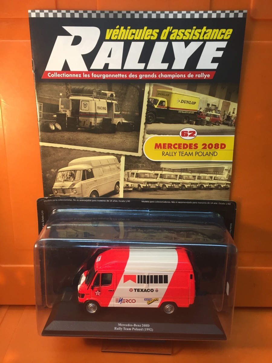 Altaya 1/43 - Mercedes 208D Rallye Assistance N°62 - Rally Team Poland (Neuf)