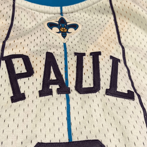 Adidas New Orleans Hornets #3 Chris Paul CP3 Mens L Stitched NBA Vintage Jersey - Picture 11 of 13