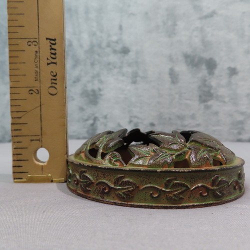 YANKEE CANDLE Burnished Autumn Leaves Illuma Deckel Glas Kerzenaufsatz Metall - Bild 8 von 8