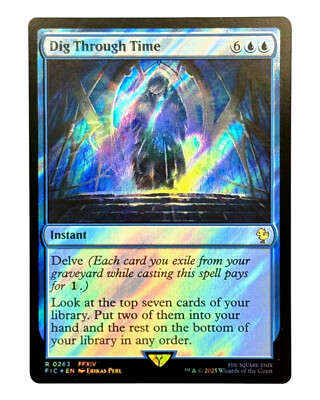 MTG | Dig Through Time | Final Fantasy | Surge Foil | NM | EN
