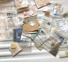 Vintage Watch Parts - crown,wheels - watchmakers spares