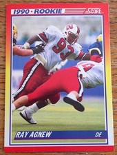 1990 Score RAY AGNEW Rookie Card RC #293 ~Near Mint