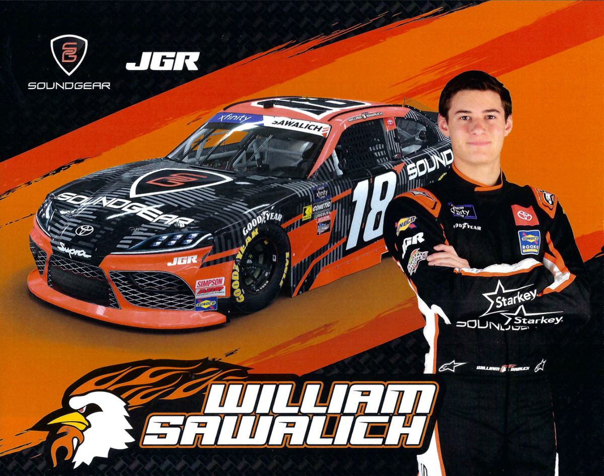 2025 WILLIAM SAWALICH “SOUND GEAR JGR” #18 NASCAR XFINITY SERIES