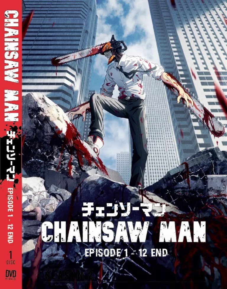 Chainsaw Man Episode 1-12End Japanese Anime DVD English Dub Region 0  Worldwide