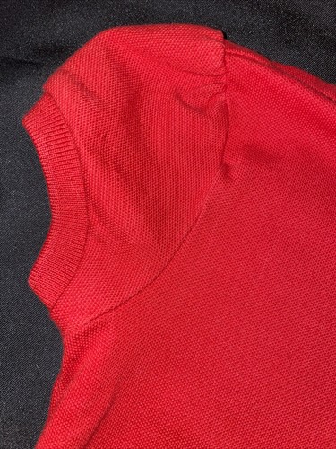 Ralph Lauren Dress Girls Sz 6 Bear Polo Red Ruffled Skating Patriotic Flag USA - Picture 6 of 11