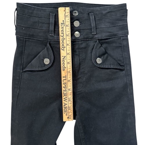 Veronica Beard Giselle Flare High Rise Pants Black Womens 25 - Picture 3 of 7