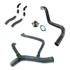 1994-1997 Land Rover Discovery 1 Upper Lower Radiator Coolant Hoses + Thermostat
