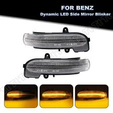 Sequential LED Side Mirror Turn Signal Light For 2000-2007 Mercedes W203 C-Class
