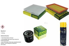 MANN FILTER  & Klimareiniger für Subaru Impreza Stufenheck GD GG 2.0 WRX