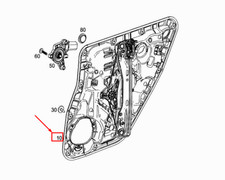 Mercedes A-Klasse W177 Fensterheber hinten rechts A1777300402
