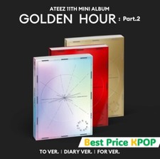 ATEEZ-GOLDEN HOUR PT 2-Photobook+CD+Photocard...