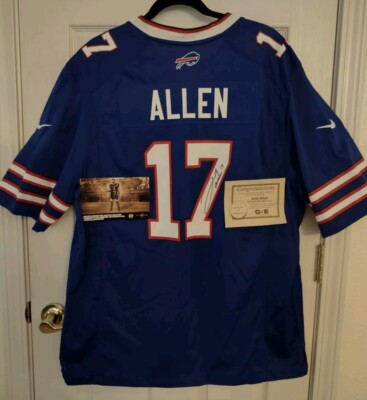 Josh Allen Autographed Buffalo Bills #17 Nike NFL Men's XL 2021 NWT Jersey