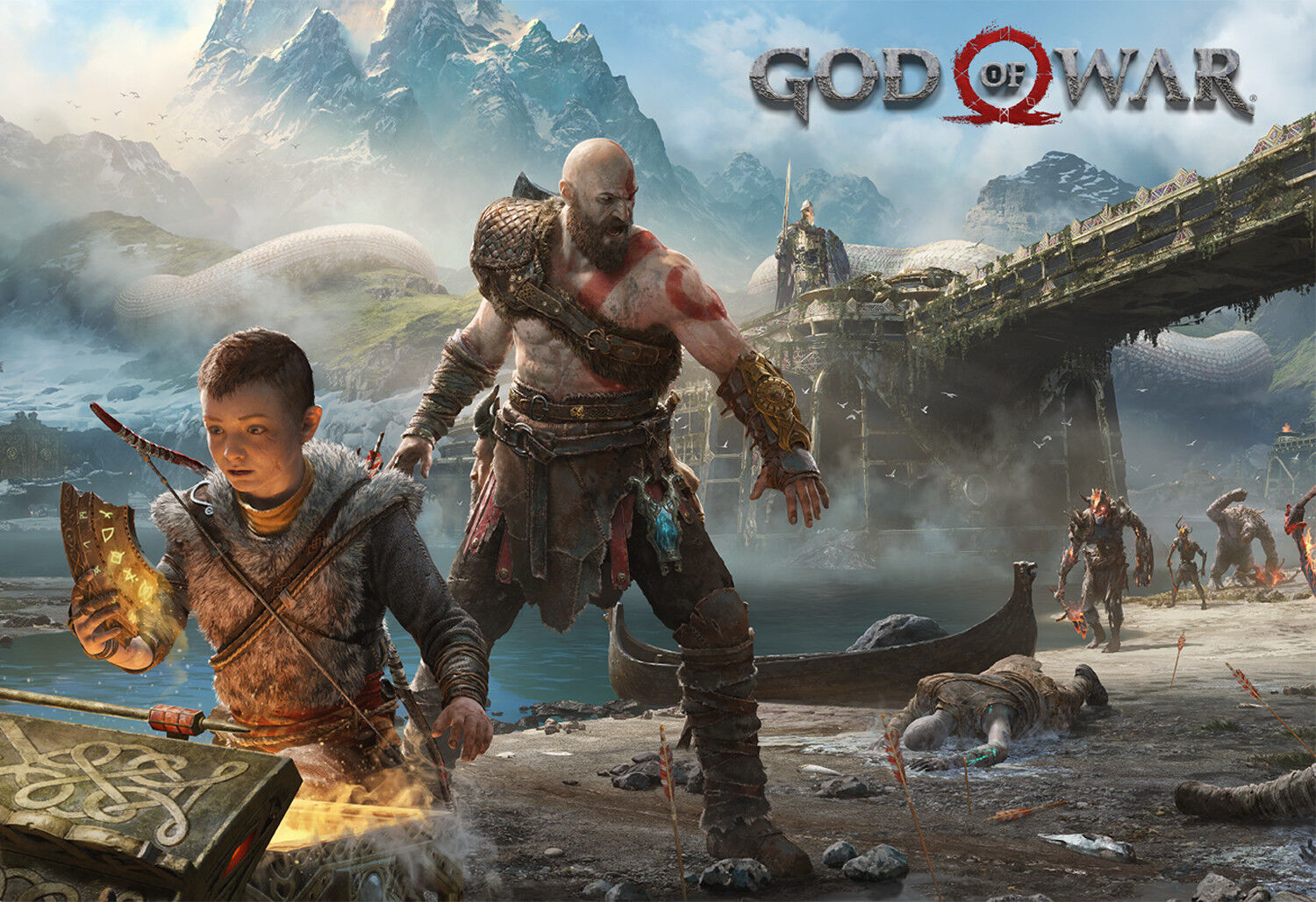 Poster Cartaz God of War Playstation PS3 PS4