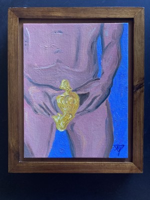 Oil Painting Of Body And Lemon