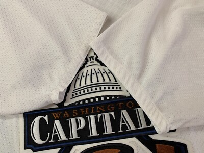 Ancien Maillot De Hockey CCM Washington Capitals NHL, Taille XL Originale, Blanc, Pour Adulte
