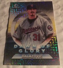 Jordan Balazovic 2020 Bowman Chrome Baseball Dawn Of Glory Mojo Refractor #DG-14