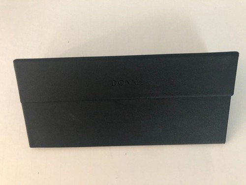 DONNA (Karan) Eyeglasses/Sunglasses Case Clamshell Hardcase Black CASE ONLY - Picture 2 of 9