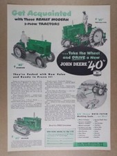 1953 John Deere 227 Corn Picker vintage print Ad