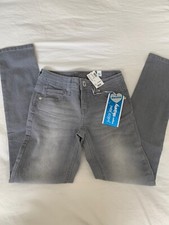 Justice Girls Simply Low Super Skinny Gray Denim Jeans NWT 10 10R