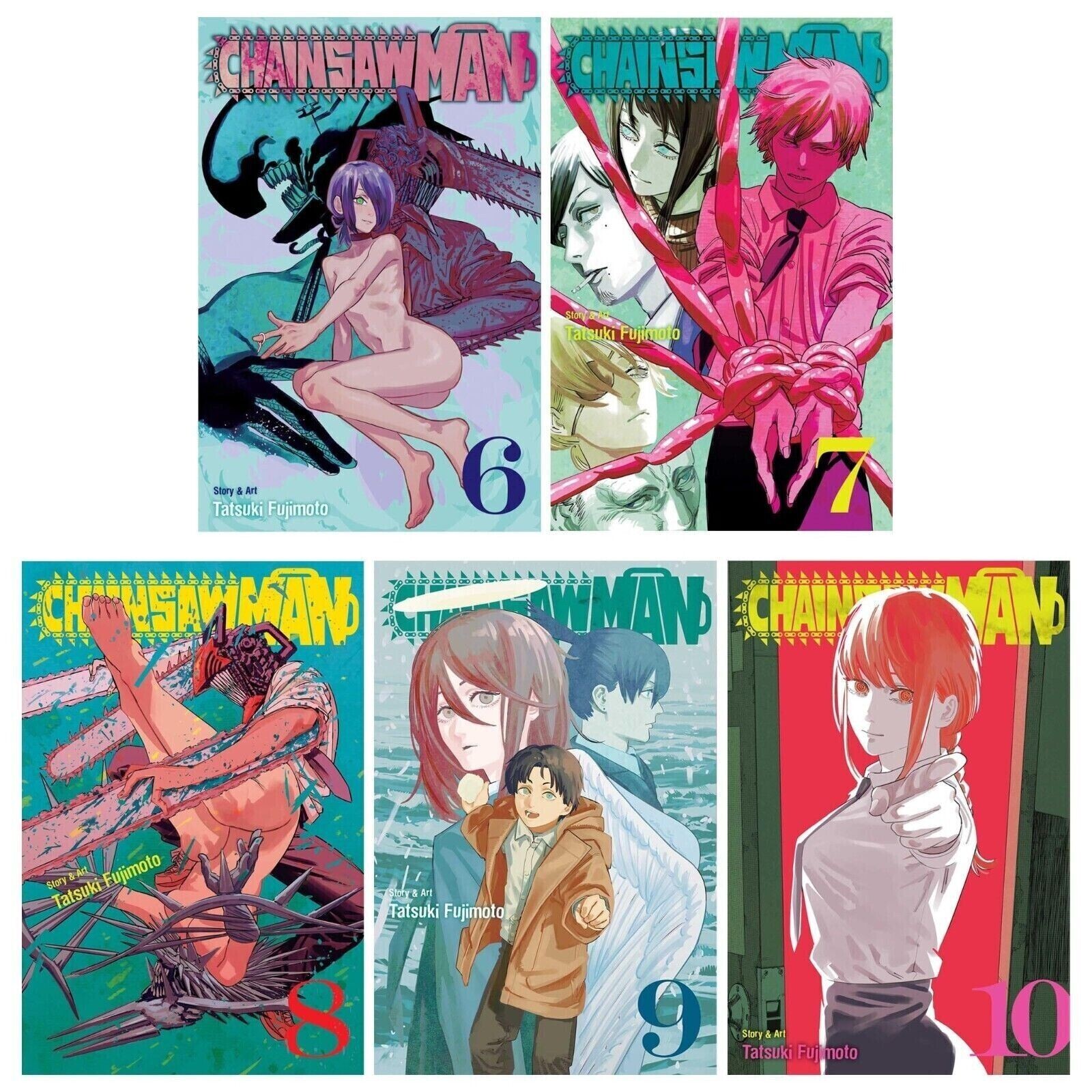 Chainsaw Man By Tatsuki Fujimoto 5 Books Set (Vol 6-10) - Fiction - Paperback - Image 4
