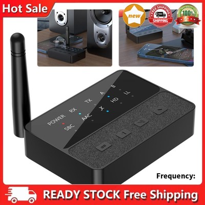 Bluetooth-kompatibler 5.3 APTX/HD/LL Audio-Adapter, Schwarz, 2-in-1, langlebig, 