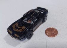 Vintage TYCO Pontiac Trans Am Firebird Black  Gold HO Slot Car Working TC-180