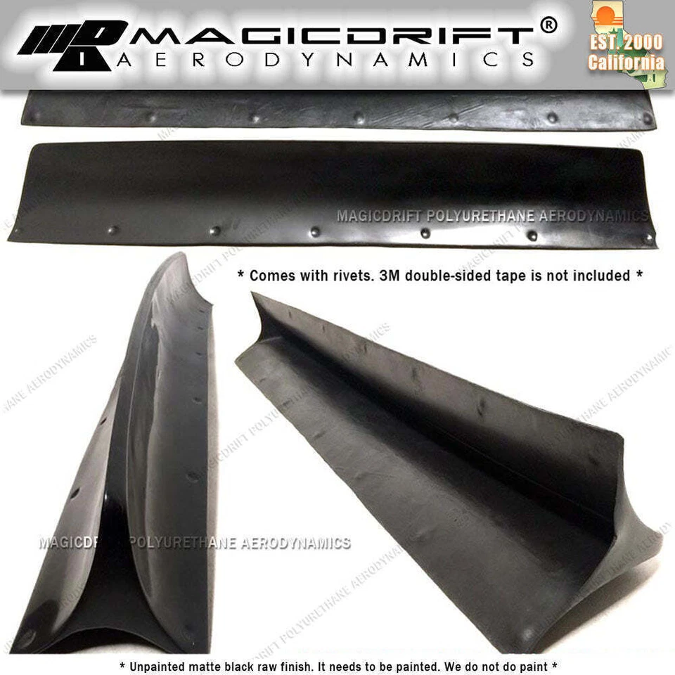 BMW 3 SERIES E30 Polyurethane RB Style Rear Boot Trunk Tailgate Spoiler Duckbill Foto 3 de 4